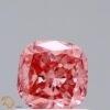 0.64 Carat Cushion Shaped Good Cut Pink- SI1 Lab Grown Diamond