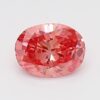 0.72 Carat Oval Shaped Good Cut Pink- SI2 Lab Grown Diamond