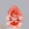 0.73 Carat Pear Shaped Good Cut Pink- VVS2 Lab Grown Diamond