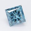 0.89 Carat Princess Shaped Very Good Cut Blue- VS1 Lab Grown Diamond