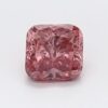 0.8 Carat Cushion Shaped Good Cut Pink- VS2 Lab Grown Diamond