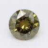 0.96 Carat Round Shaped Very Good Cut Green- VS2 Lab Grown Diamond