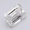 0.99 Carat Emerald Shaped Excellent Cut F- VVS2 Lab Grown Diamond