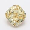 0.99 Carat Cushion Shaped Good Cut Yellow- SI1 Lab Grown Diamond