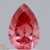 0.99 Carat Pear Shaped Good Cut Pink- SI1 Lab Grown Diamond