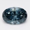 0.9 Carat Oval Shaped Very Good Cut Blue- SI1 Lab Grown Diamond