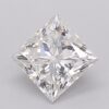 1.01 Carat Princess Shaped Excellent Cut G- VS1 Lab Grown Diamond