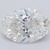 1.02 Carat Oval Shaped Excellent Cut F- VS1 Lab Grown Diamond