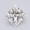 1.02 Carat Princess Shaped Excellent Cut G- VS2 Lab Grown Diamond