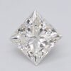 1.02 Carat Princess Shaped Excellent Cut G- VS2 Lab Grown Diamond