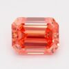 1.02 Carat Emerald Shaped Very Good Cut Pink- SI1 Lab Grown Diamond