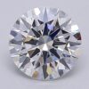 1.03 Carat Round Shaped Excellent Cut F- VS1 Lab Grown Diamond