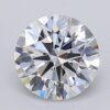 1.03 Carat Round Shaped Excellent Cut F- VS2 Lab Grown Diamond
