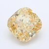 1.03 Carat Cushion Shaped Good Cut Yellow- VS2 Lab Grown Diamond