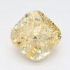 1.04 Carat Cushion Shaped Good Cut Yellow- VS2 Lab Grown Diamond