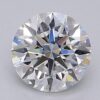 1.07 Carat Round Shaped Excellent Cut G- VS1 Lab Grown Diamond