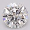 1.07 Carat Round Shaped Excellent Cut G- VS2 Lab Grown Diamond