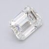 1.08 Carat Emerald Shaped Excellent Cut F- VVS2 Lab Grown Diamond