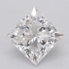1.09 Carat Princess Shaped Excellent Cut E- VVS2 Lab Grown Diamond