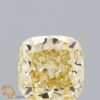 1.18 Carat Cushion Shaped Good Cut Yellow- VS2 Lab Grown Diamond
