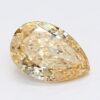 1.1 Carat Pear Shaped Good Cut Yellow- SI1 Lab Grown Diamond