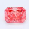 1.25 Carat Radiant Shaped Very Good Cut Pink- SI2 Lab Grown Diamond