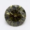 1.29 Carat Round Shaped Very Good Cut Green- VS1 Lab Grown Diamond