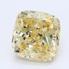 1.29 Carat Cushion Shaped Good Cut Yellow- SI2 Lab Grown Diamond