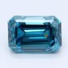 1.37 Carat Emerald Shaped Excellent Cut Blue- VS2 Lab Grown Diamond