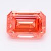 1.42 Carat Emerald Shaped Very Good Cut Pink- SI1 Lab Grown Diamond