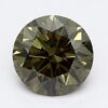 1.45 Carat Round Shaped Very Good Cut Green- VS2 Lab Grown Diamond