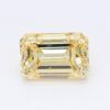 1.49 Carat Emerald Shaped Good Cut Yellow- SI2 Lab Grown Diamond