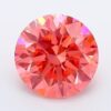 1.51 Carat Round Shaped Very Good Cut Pink- VS2 Lab Grown Diamond