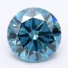 1.54 Carat Round Shaped Very Good Cut Blue- VVS2 Lab Grown Diamond