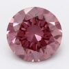 1.55 Carat Round Shaped Very Good Cut Pink- VS1 Lab Grown Diamond