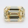 1.56 Carat Emerald Shaped Good Cut Yellow- VS2 Lab Grown Diamond
