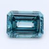 1.64 Carat Emerald Shaped Good Cut Blue- SI2 Lab Grown Diamond