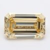 1.65 Carat Emerald Shaped Very Good Cut Yellow- SI1 Lab Grown Diamond