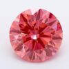 1.6 Carat Round Shaped Very Good Cut Pink- SI1 Lab Grown Diamond