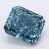2.11 Carat Radiant Shaped Good Cut Blue- SI1 Lab Grown Diamond