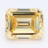 2 Carat Emerald Shaped Good Cut Yellow- VVS2 Lab Grown Diamond