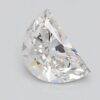 0.42 Carat Half Moon Shaped Excellent Cut E- IF Lab Grown Diamond .