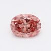 0.49 Carat Oval Shaped Good Cut Pink- SI1 Lab Grown Diamond