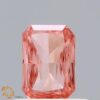 0.51 Carat Radiant Shaped Very Good Cut Pink- VS1 Lab Grown Diamond
