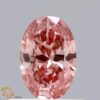 0.51 Carat Oval Shaped Good Cut Pink- VS1 Lab Grown Diamond