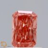 0.53 Carat Radiant Shaped Very Good Cut Pink- VS1 Lab Grown Diamond