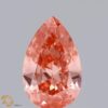 0.53 Carat Pear Shaped Good Cut Pink- VS2 Lab Grown Diamond