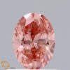 0.55 Carat Oval Shaped Good Cut Pink- VVS2 Lab Grown Diamond