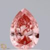 0.56 Carat Pear Shaped Good Cut Pink- VS2 Lab Grown Diamond