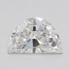 0.5 Carat Half Moon Shaped Excellent Cut E- VS2 Lab Grown Diamond .